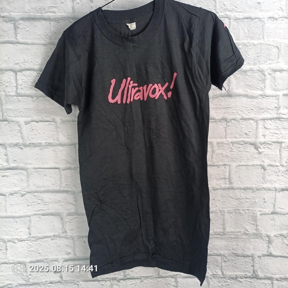 Vintage Ultravox Shirt Mens Small Island Records Band Tee I Want to Be a Machine